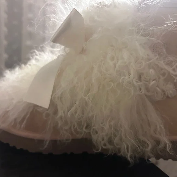 Like New UGG Classic Mini Mongolian Boots - Picture 7 of 10